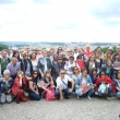 Un grupo gigantesco de más de 60 profesores universitarios de Espaňa, primavera de 2016 en Praga
