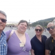 Con los tres Argentinos bárbaros en la Plaza de La Ciudad del Castillo el 15 de julio de 2018.