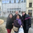 El 24 de febrero de 2017 en Karlovy Vary con una mixta familia de Espaňa compuesta por el padre asturiano, la madre de origen mexicano y su hija de origen chino.