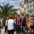 Con el grupo muy simpático de La Universidad de Las Palmas de Gran Canaria en Karlovy Vary 02/06/2009