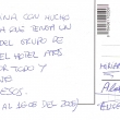 Carta recibida del grupo canarios muy simpático que estuvo en Praga el agosto 2008.