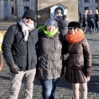 Con Miguel y Myriam en el Castillo de Praga el día 6/12/12